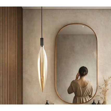 Hanglamp aan kabel NORDIC 1xG9/5W/230V zwart/rookbeige