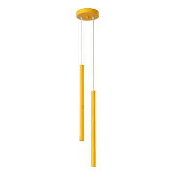 Hanglamp aan kabel PASTELO 2xG9/8W/230V geel