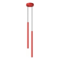 Hanglamp aan kabel PASTELO 2xG9/8W/230V, rood