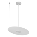 Hanglamp aan kabel PIATTO 1xGX53/15W/230V Ø 35 cm wit