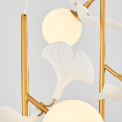 Hanglamp aan kabel PISTOIA 6xG9/5W/230V goud