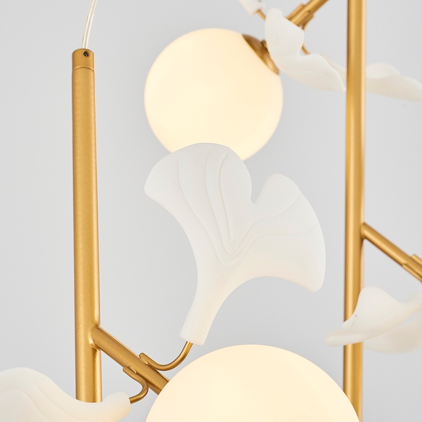 Hanglamp aan kabel PISTOIA 6xG9/5W/230V goud