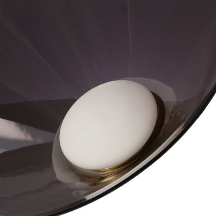 Hanglamp aan kabel PRESTO 1xGX53/10W/230V Ø 42 cm goud/rookgrijs