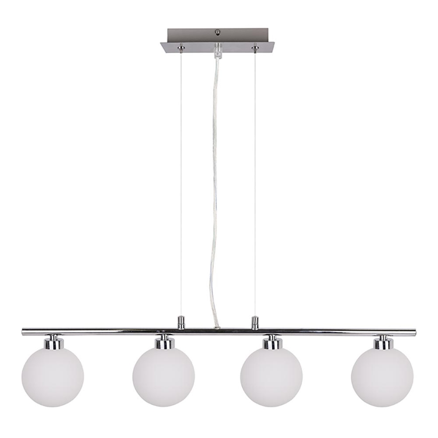 Hanglamp aan kabel RAISA 4xG9/40W/230V glanzend chroom