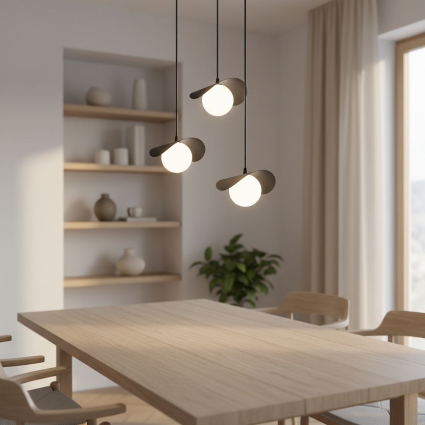 Hanglamp aan kabel RITUAL 3xG9/8W/230V zwart