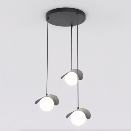 Hanglamp aan kabel RITUAL 3xG9/8W/230V zwart