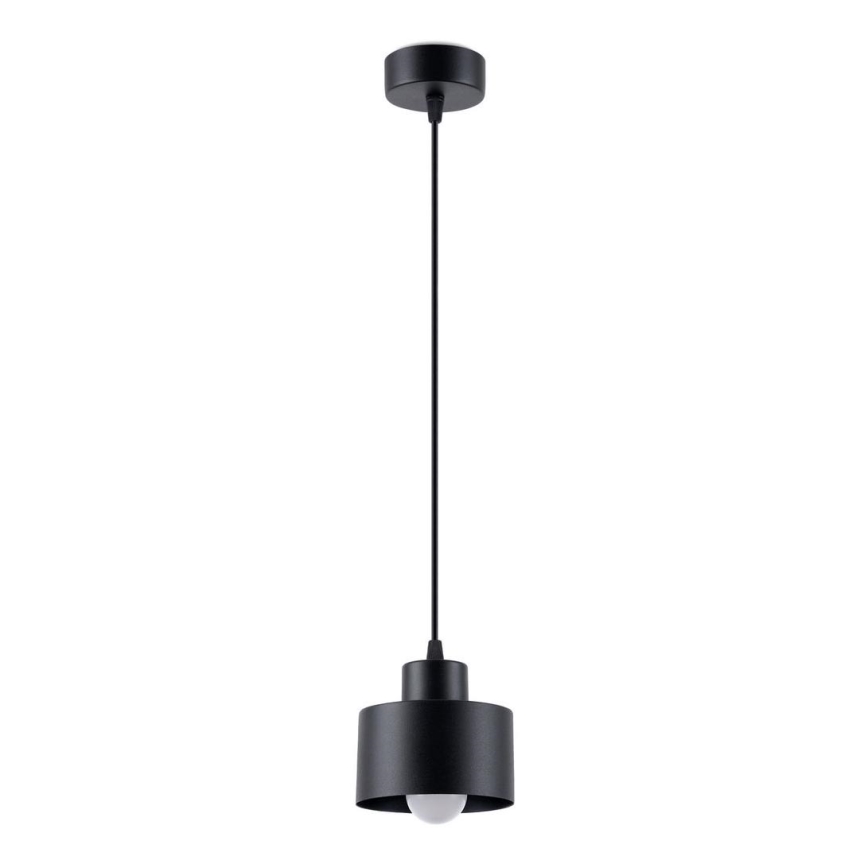 Hanglamp aan kabel SAVAR 1xE27/60W/230V zwart