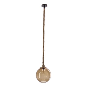 Hanglamp aan kabel SHEDON 1xE27/40W/230V rookbeige