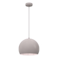 Hanglamp aan kabel SOOL 1xE27/15W/230V Ø 27 cm crème