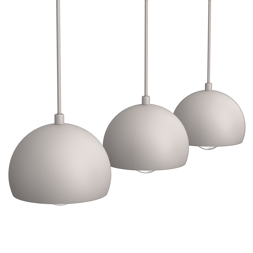Hanglamp aan kabel SOOL 3xE27/15W/230V crème