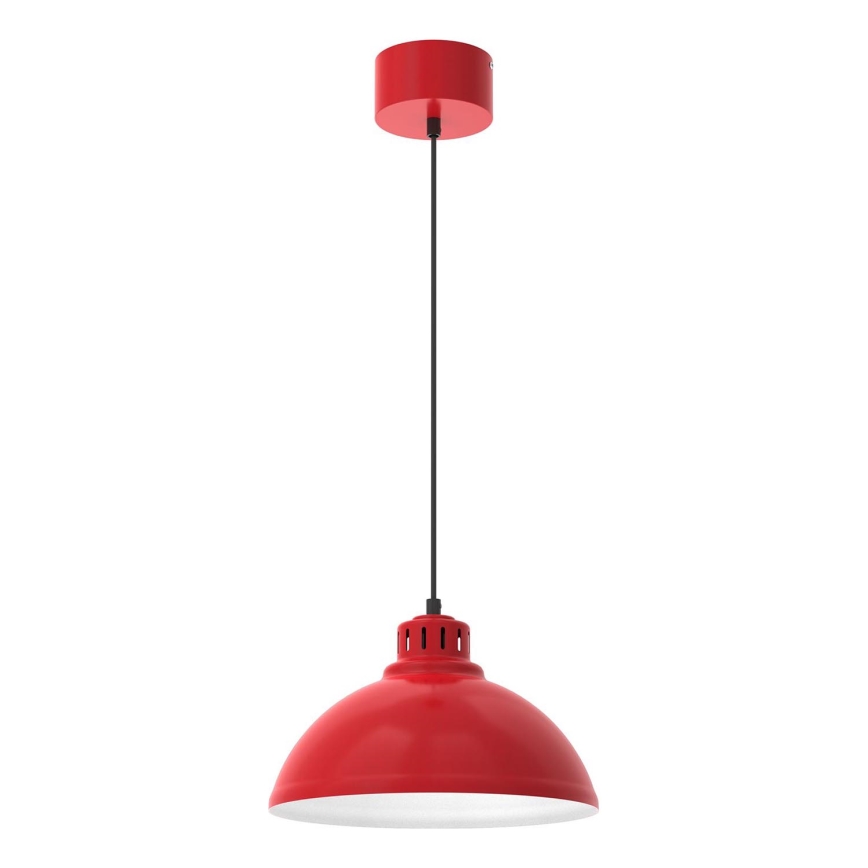 Hanglamp aan kabel SVEN 1xE27/15W/230V rood