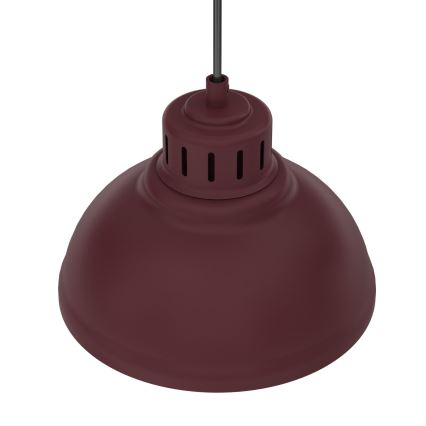 Hanglamp aan kabel SVEN 3xE27/15W/230V bordeaux