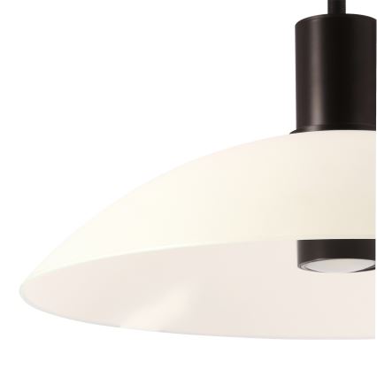 Hanglamp aan kabel TEDIN 1xGU10/15W/230V wit/zwart