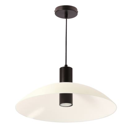 Hanglamp aan kabel TEDIN 1xGU10/15W/230V wit/zwart