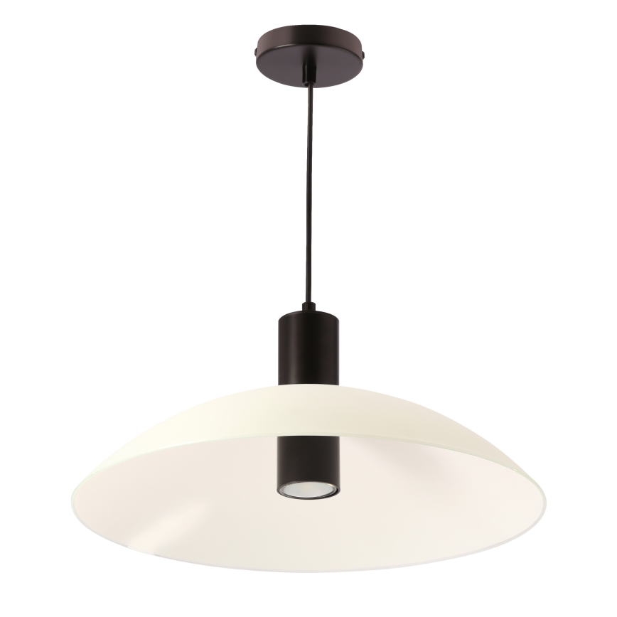 Hanglamp aan kabel TEDIN 1xGU10/15W/230V wit/zwart