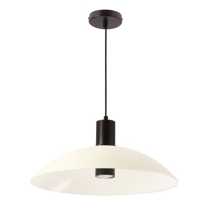 Hanglamp aan kabel TEDIN 1xGU10/15W/230V wit/zwart