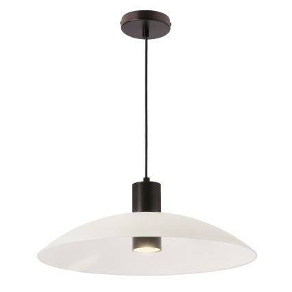 Hanglamp aan kabel TEDIN 1xGU10/15W/230V wit/zwart