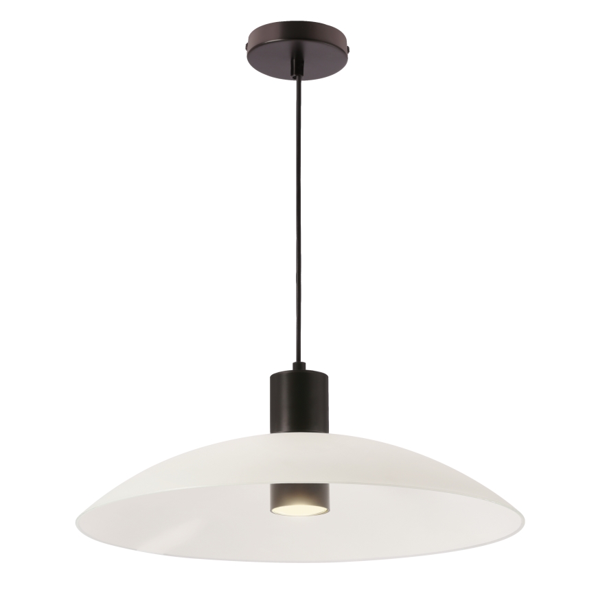 Hanglamp aan kabel TEDIN 1xGU10/15W/230V wit/zwart