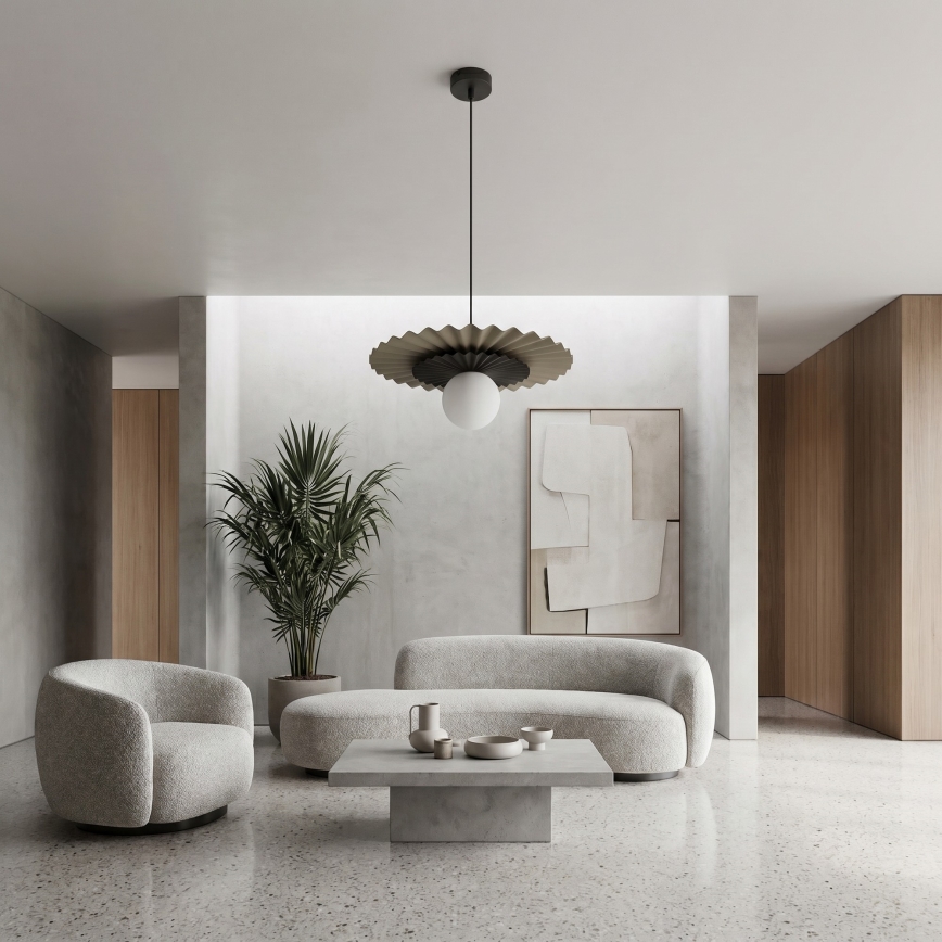 Hanglamp aan kabel UMBRA 1xG9/8W/230V zwart/beige