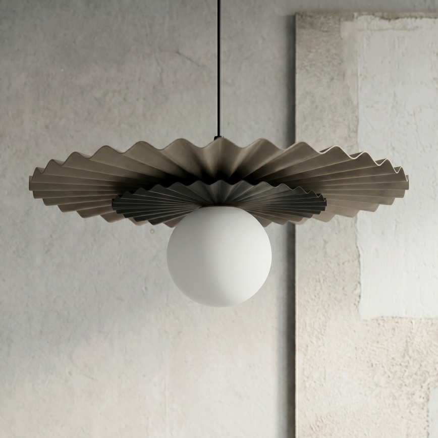 Hanglamp aan kabel UMBRA 1xG9/8W/230V zwart/beige