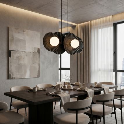 Hanglamp aan kabel UMBRA 4xG9/8W/230V zwart