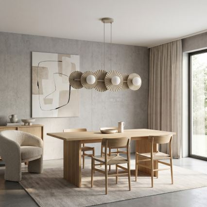 Hanglamp aan kabel UMBRA 6xG9/8W/230V beige