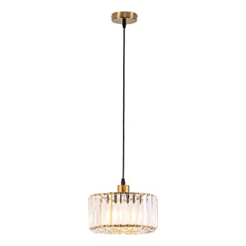 Hanglamp aan kabel VETRO 1xE27/60W/230V goudkleurig