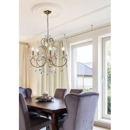 Hanglamp aan ketting AURORA 5xE14/40W/230V