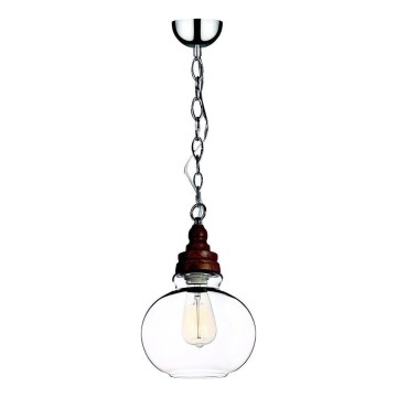 Hanglamp aan ketting EDVIN 1xE27/60W/230V - FSC-gecertificeerd