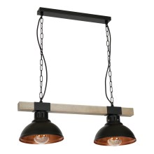 Hanglamp aan ketting HAKON 2xE27/60W/230V