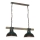 Hanglamp aan ketting HAKON 2xE27/60W/230V patina