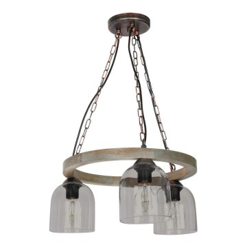 Hanglamp aan ketting HAKON 3xE27/60W/230V