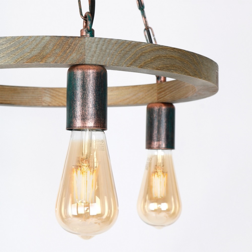 Hanglamp aan ketting HAKON 3xE27/60W/230V