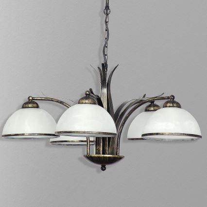 Hanglamp aan ketting KORFU 5xE27/60W/230V