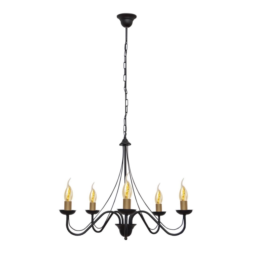 Hanglamp aan ketting MALBO 5xE14/60W/230V