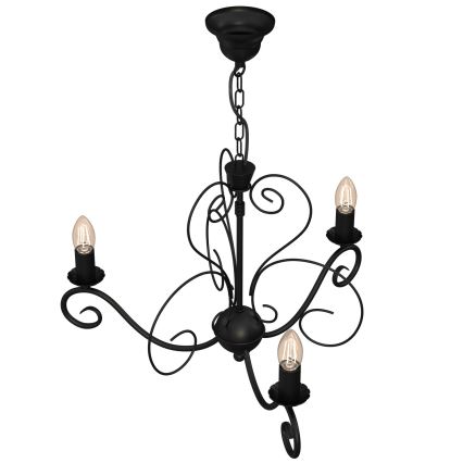 Hanglamp aan ketting MAURO 3xE14/60W/230V