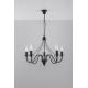 Hanglamp aan ketting MINERWA 5 5xE14/40W/230V zwart