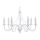 Hanglamp aan ketting MINERWA 7 7xE14/40W/230V wit