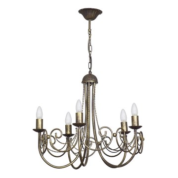 Hanglamp aan ketting PALACE 5xE14/60W/230V