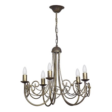 Hanglamp aan ketting PALACE 5xE14/60W/230V