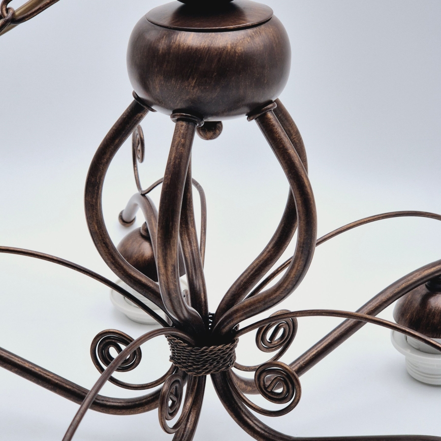 Hanglamp aan ketting RETRO II 5xE27/60W/230V