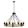 Hanglamp aan ketting ROPE ARTHUR 8xE27/20W/230V