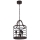 Hanglamp aan ketting SINGLE 6 3xE27/60W/230V