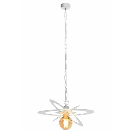 Hanglamp aan ketting STAR 1xE27/15W/230V wit