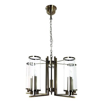 Hanglamp aan ketting VERDI 5xE14/40W/230V - FSC-gecertificeerd