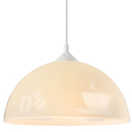 Hanglamp aan koord 1xE27/60W/230V KOFFIE