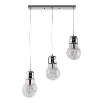 Hanglamp aan koord 3xE27/60W/230V