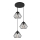 Hanglamp aan koord AGAT 3x E27 / 15W / 230V