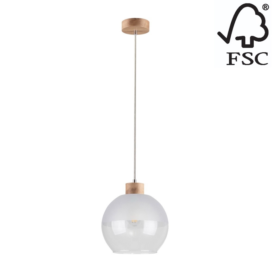 Hanglamp aan koord ALESSANDRO 1xE27/60W/230V - FSC-gecertificeerd