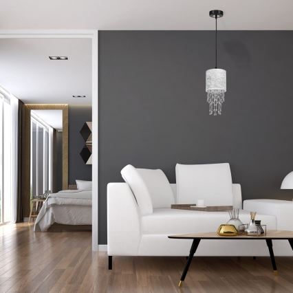 Hanglamp aan koord ALMERIA 1xE27/60W/230V